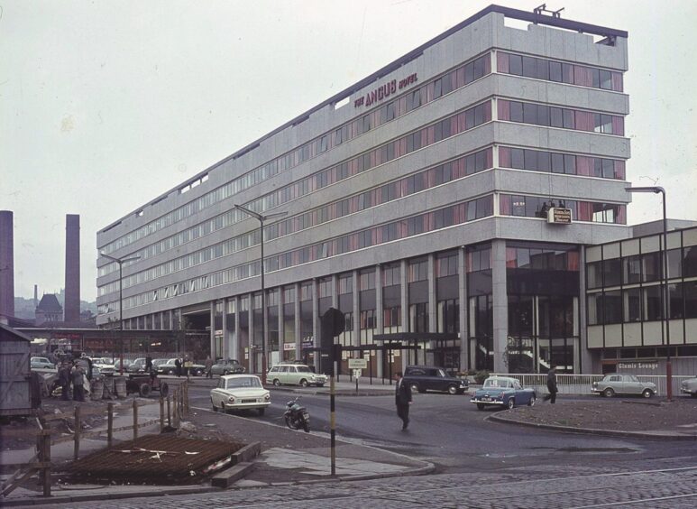 The old Angus Hotel in Dundee pictured in the 60s. 