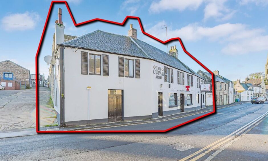 The Cupar Arms is up for sale.