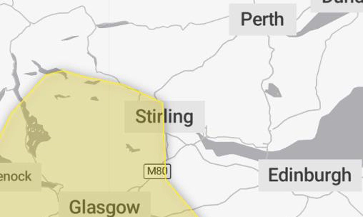 Stirling Weather Weather warning issued across Stirling as locals told 'flooding likely'