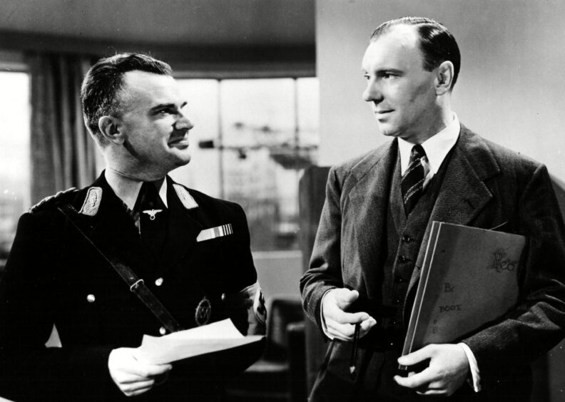 A still from The Silver Fleet.