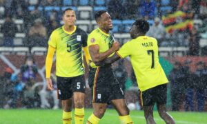 St Johnstone striker Uche Ikpeazu ‘ecstatic’ after Afcon goal but could soon be back in Perth