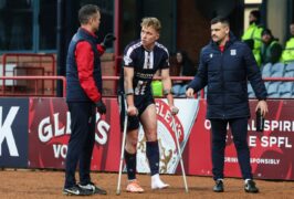 Dundee set to be without Clark Robertson for crucial spell as two more injuries add to Aberdeen defeat
