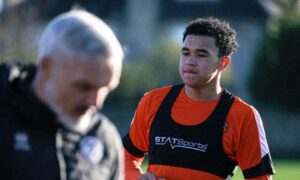 15-year-old Dundee United hotshot who has already trained with first-team bags double on Scotland duty