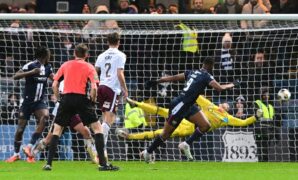 Steven Pressley insists Dundee ‘deserved more’ in Hearts defeat as he curses Craig Gordon’s stunning match-winning save