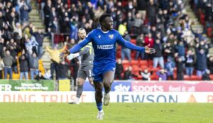 Adama Sidibeh: English League One club line up move for St Johnstone star