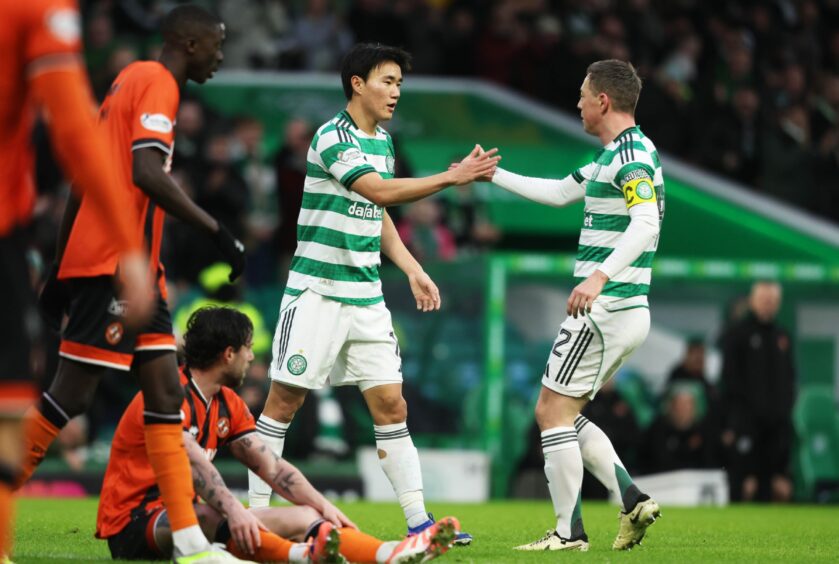 Yang is the toast of Parkhead after opening the scoring.