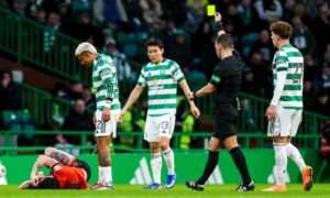Willie Collum delivers verdict on ‘high-end reckless’ Julian Araujo lunge in Celtic v Dundee United clash