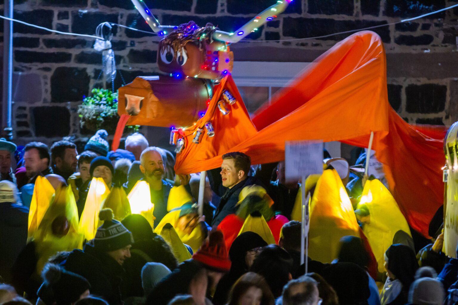 Comrie flambeaux tradition welcomes new year in Perthshire
