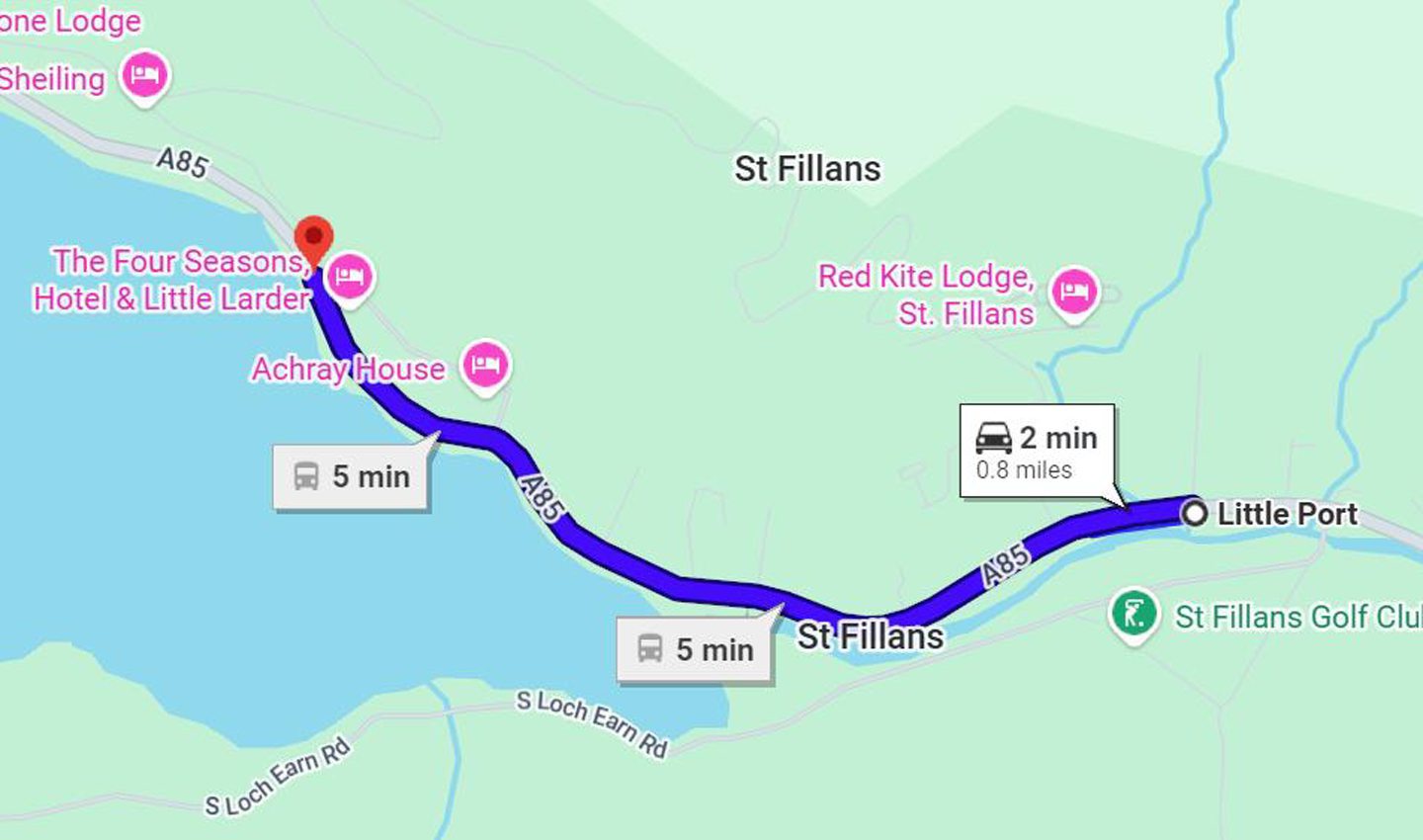 Two weeks of road closures for repairs on the A85 in St Fillans