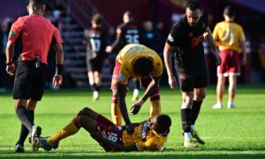 Jim Goodwin labels Motherwell penalty award ‘a disgrace’ as Dundee United boss insists referee was CONNED