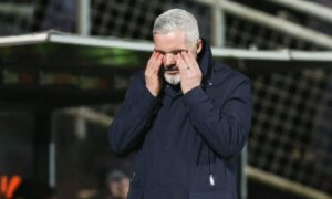 Jim Goodwin addresses red card appeal plan as Dundee United boss insists Hearts ace will be ‘mortified’ after Tannadice tumble