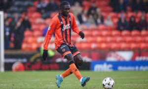 How did Jim Goodwin rate Emmanuel Agyei’s Dundee United debut?