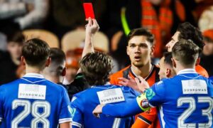 Jim Goodwin addresses Iurie Iovu red card appeal prospect after Dundee United Scottish Cup win