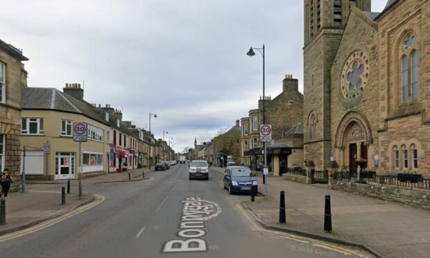 Bonnygate in Cupar shut after motorbike crash