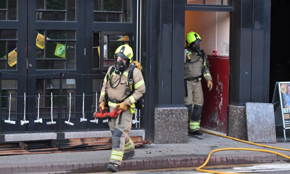 Firefighters called to blaze in Perth city centre bar