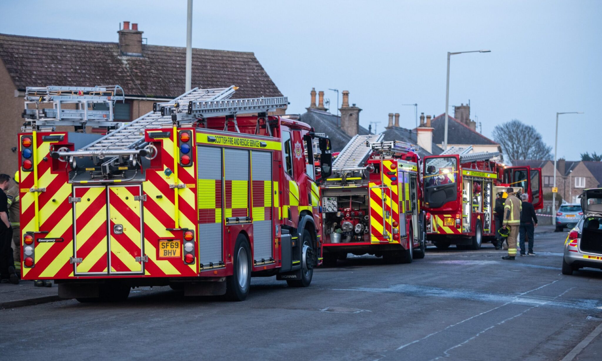 Four fire crews called to blaze in Carnoustie