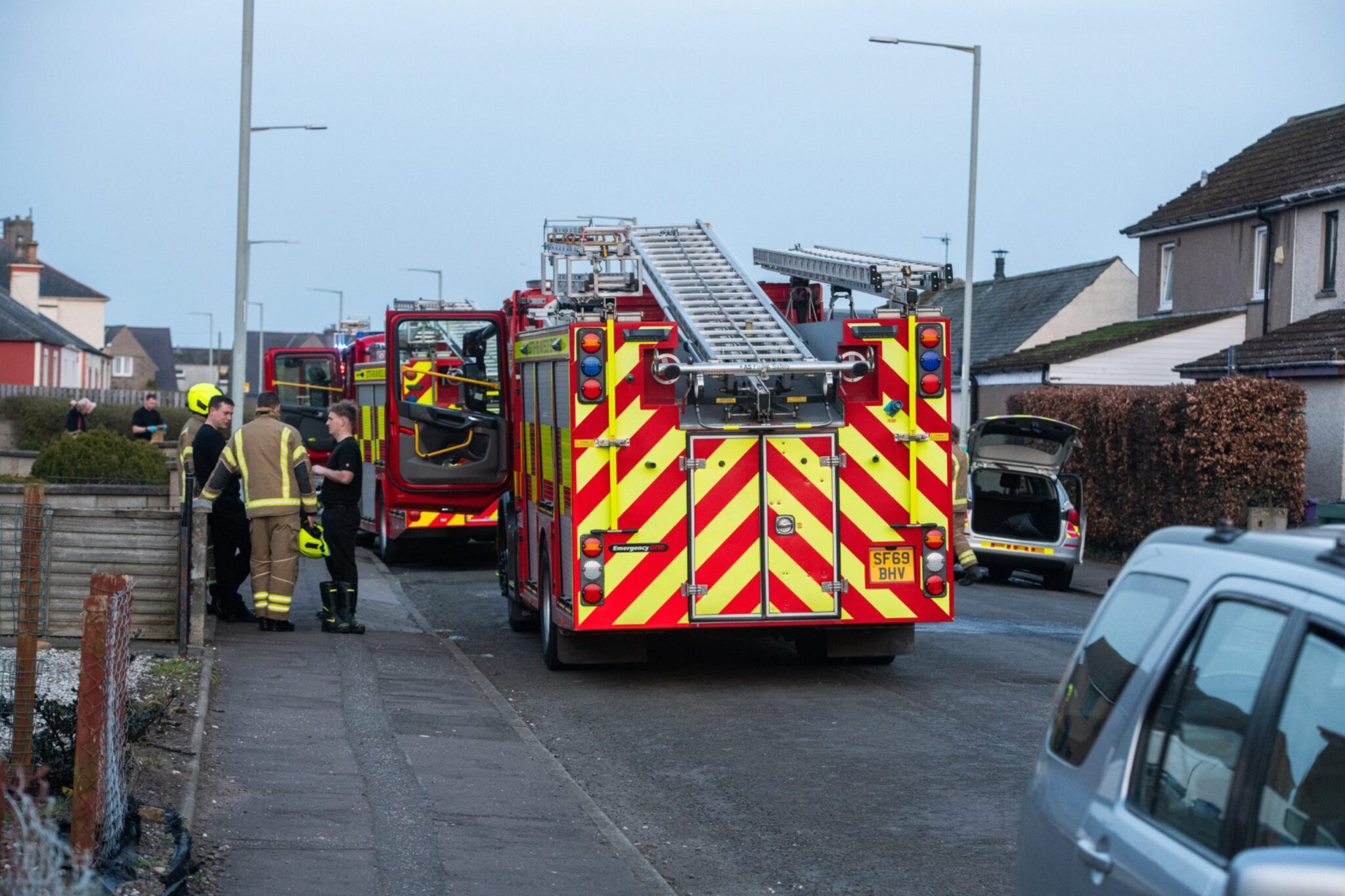 Four fire crews called to blaze in Carnoustie