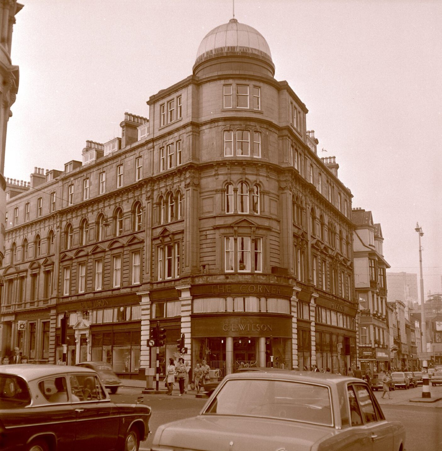 A large department store sits on the corner of Murraygate, Dundee