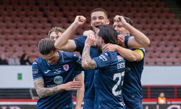 Raith Rovers celebrate KDM Evolution Trophy triumph