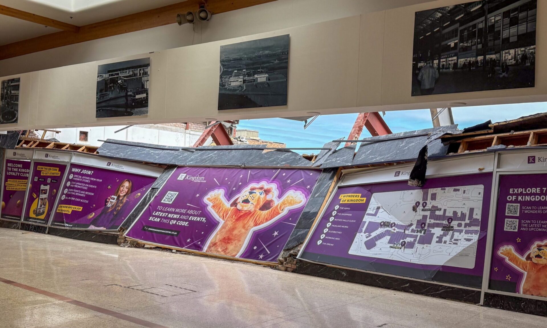 Fife Council takes action against Kingdom centre over wall collapse