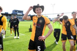 St Johnstone midfielder Sven Sprangler wins Newport County award as Welsh fans call for permanent move