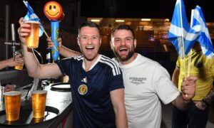 Best pictures as fans in Fife cheer on Scotland against Morocco