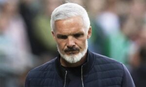Jim Goodwin to miss Dundee United fixture due to ‘ongoing medical matter’