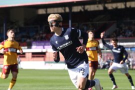 ‘Fearless’ Joe Westley hailed as masked avenger sets Dundee on way to ‘exceptional’ Motherwell win