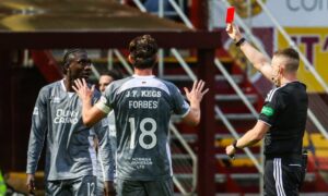 Emmanuel Agyei sees red against Motherwell as Dundee United defeat defined by major flashpoint