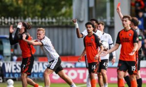 Jim Goodwin admits red card ‘surprise’ as potential Dundee United turning point avoided in Paisley