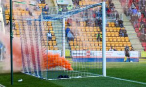 Probe after pyrotechnics set off at Dundee and Perth football matches