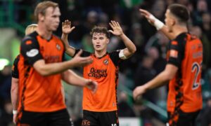 Jim Goodwin ‘very proud’ after Celtic Park draw – but Dundee United boss makes ‘over-celebrate’ vow