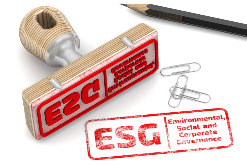 A rubber stamp with ESG: Environmental, social and corporate governance
