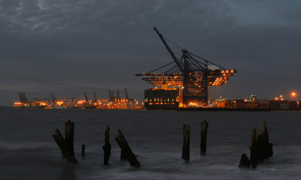 The port of Felixstowe where Iberdrola plans to open green hydrogen plant.
