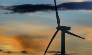 Offshore wind turbine.