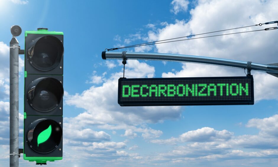 Decarbonisation traffic light