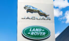 Jaguar Land Rover logo.