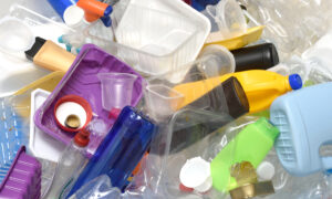 Plastic waste.