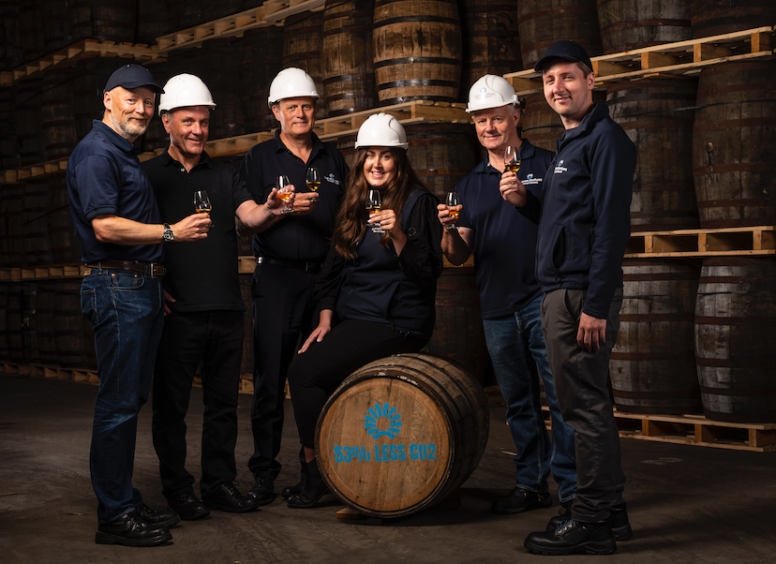 Chivas Brothers engineers at a distillery