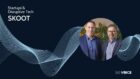 Startup profile logo featuring image of SKOOT co-founders Mark Stringer and Greg Gormley.