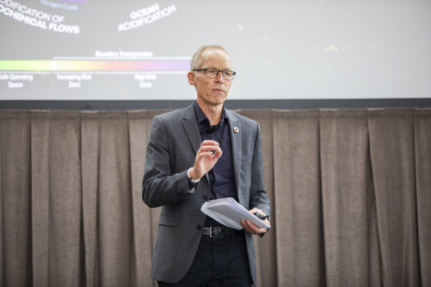 Dr Johan Rockstrom at launch of Planetary Boundaries Framework.