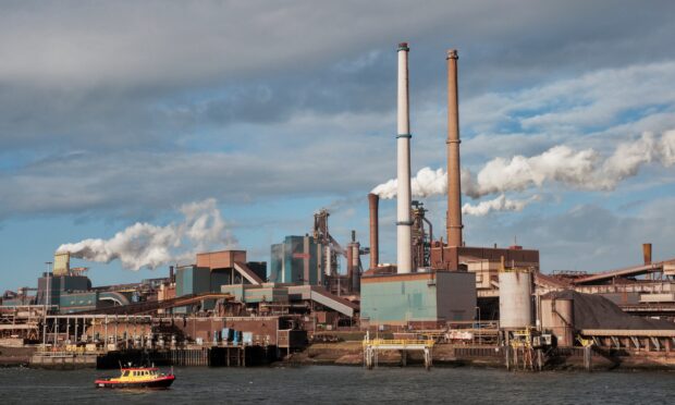 Tata Steel's facility in the IJmund region of Holland.