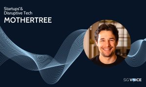 Startup profile logo, featuring an image of Dan Sherrard-Smith, co-founder and chief executive of MotherTree.