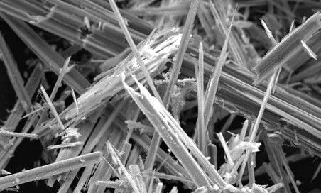 Asbestos fibres