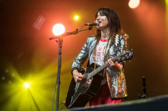 KT Tunstall on stage