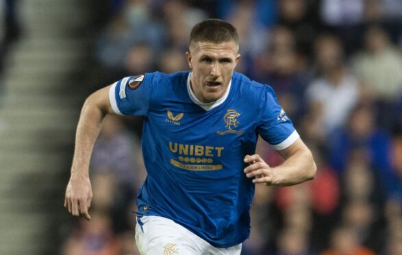 John Lundstram in action for Rangers