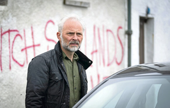 Mark Bonnar in Shetland.