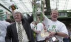Wim Jansen enjoys Celtic’s 1998 title win with Murdo MacLeod