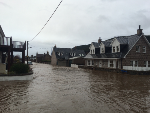 Flooding in Ballater