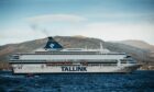 Silja Europa sailing up the Firth of Clyde